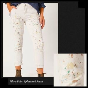 ⭐️2xHP⭐️ PILCRO Paint Splattered Carpenter Jeans